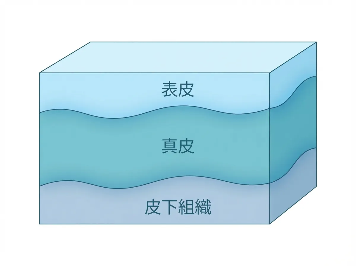 STEP3: 凹みが浅くなり肌がなめらかに